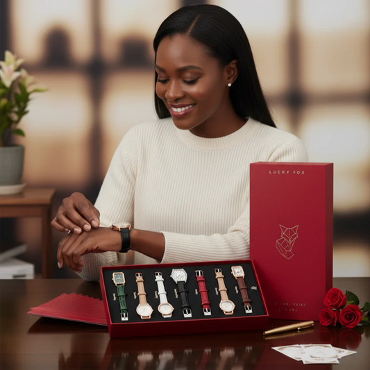 Coffret de 7 Montres de Luxe pour Femmes