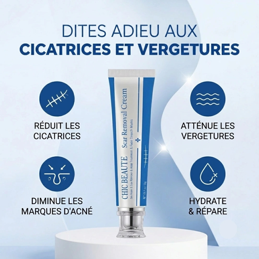 Crème réparatrice anti-cicatrices et vergetures - VivaLok™